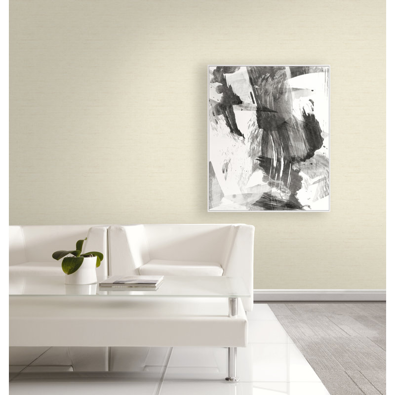 Rouleau de papier peint L 33 po x L 20,5 po, Ivoire