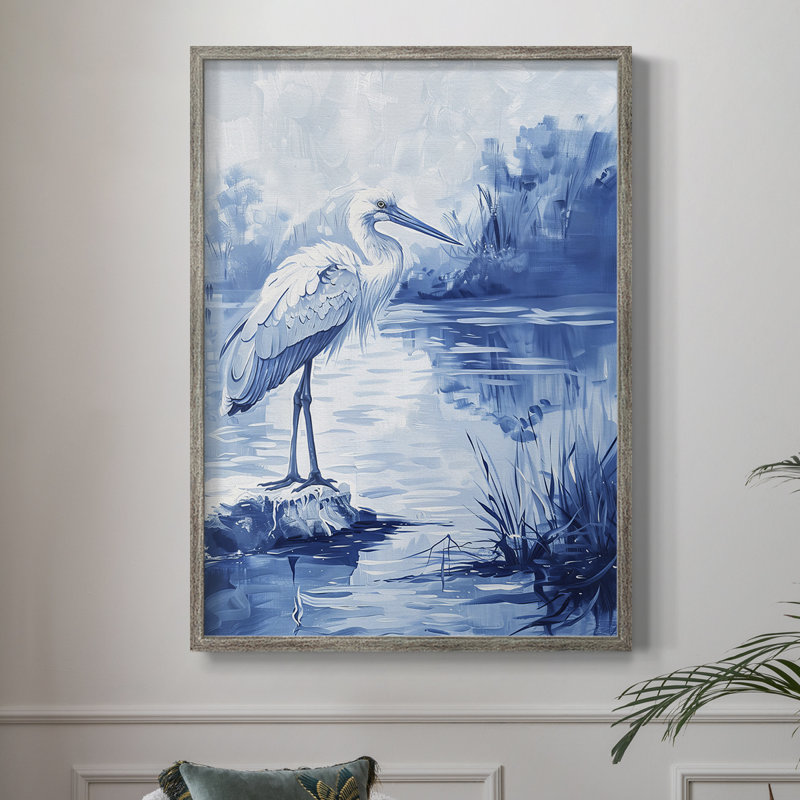 ANIMALS Series XCV III, reproduction d'art encadrée - bois massif, H 15 po x l 12 po