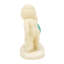 Figurine de Noël rétro Snowbabies tenant des reflets de Noël tenant 4,06 pouces