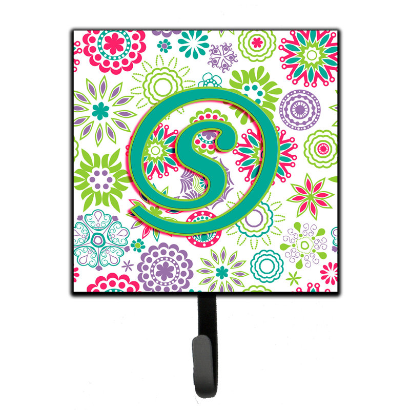 Crochet mural fleurs, S