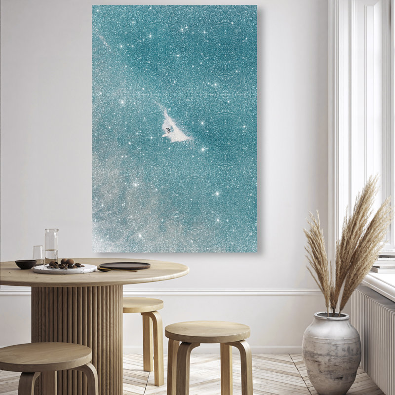 Aquamarine Breath Print by Oliver Gal, 54"H x 36"W, Gallery Wrapped