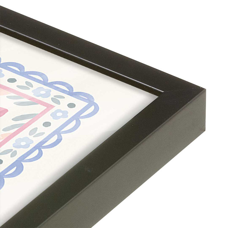 «Blooming Spring V» par Laura Marshall, reproduction d'art, H 30 po x l 30 po, Noir