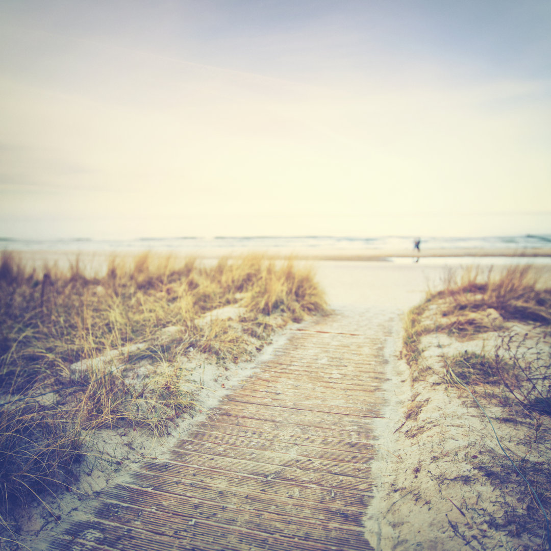 Zugang zu einem ruhigen Strand