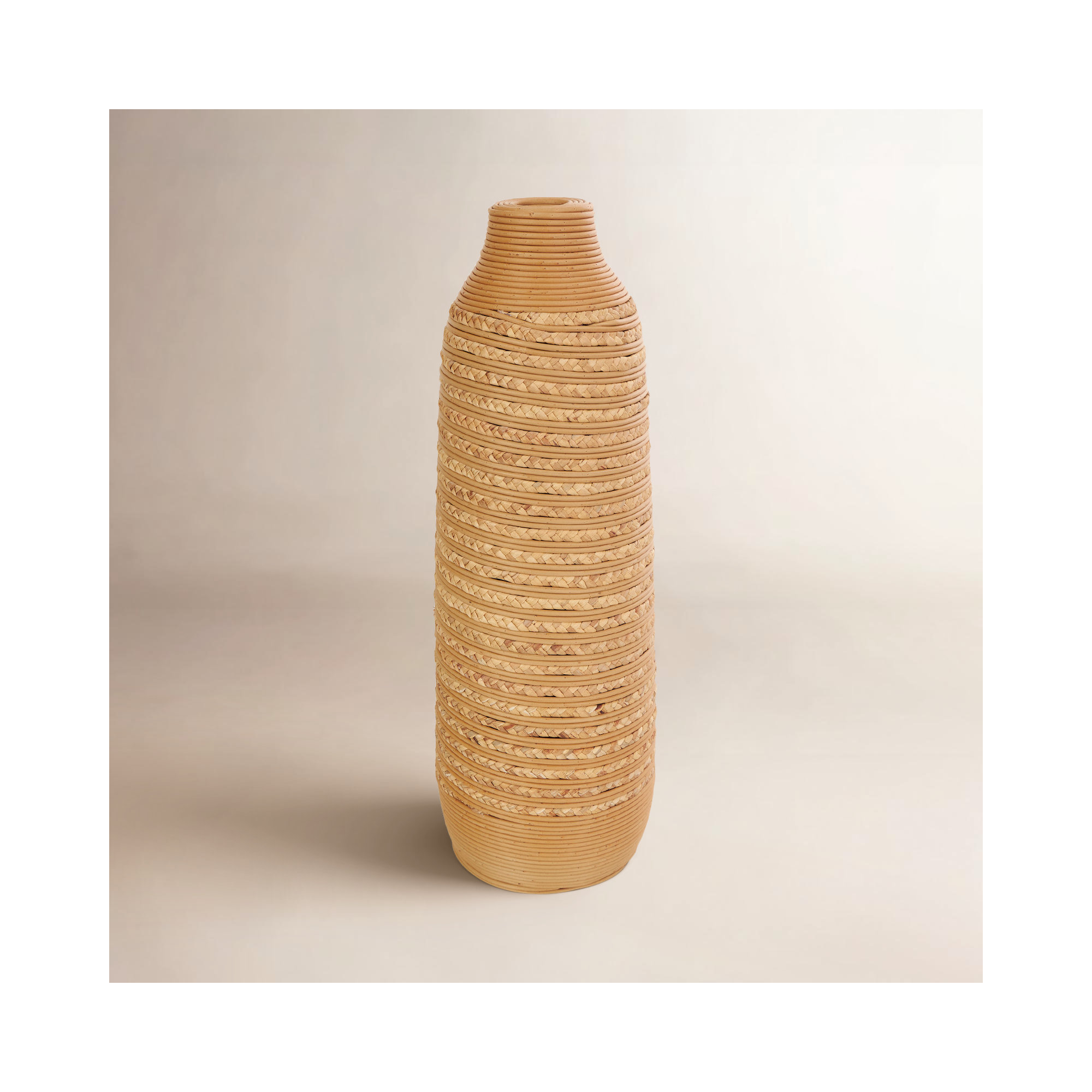 Wynda Handmade Seagrass Table Vase, Medium