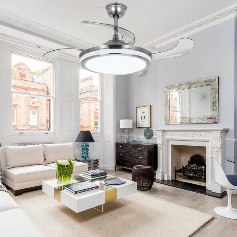 Ventilateur de plafond 42 po avec lumières DEL Tejal