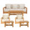 Melrose 6 Piece Outdoor Conversation Set