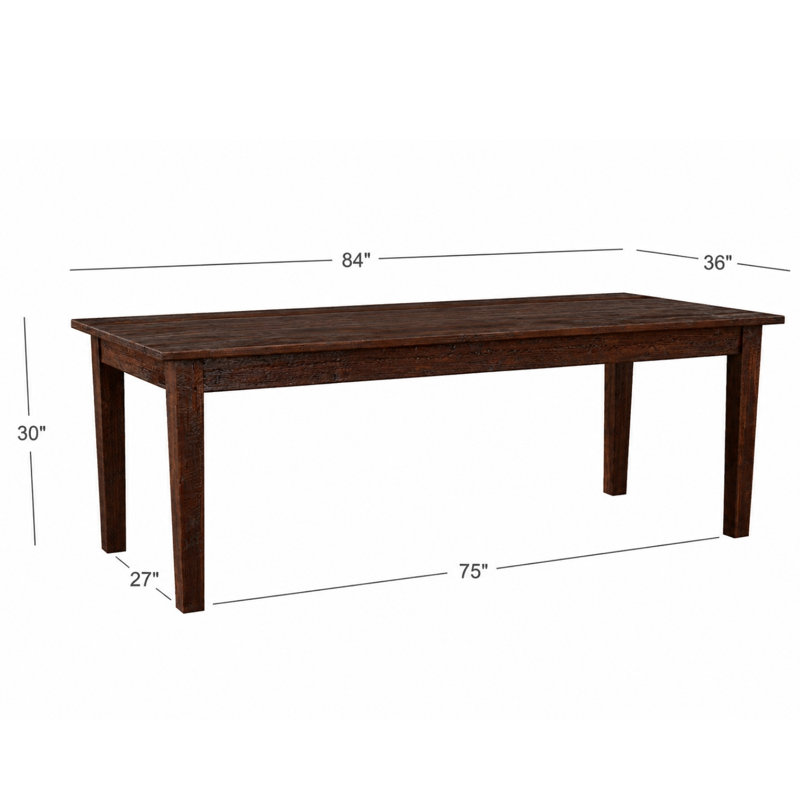 Provence Farm Table, 30" H x 84" L x 36" W, Saddle
