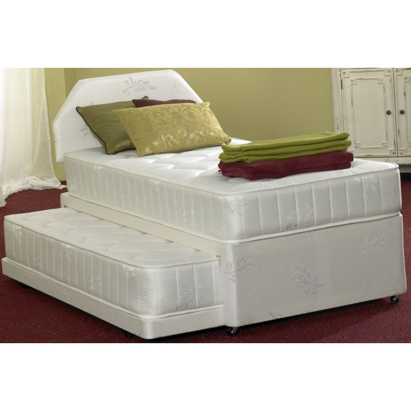Julius Solid Wood Daybed with Trundle and Mattress