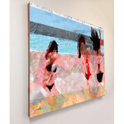 At the Beach par Kent Wilcoxson Jordan - Peinture encadrée