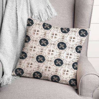  Housse et insert de coussin carré abstrait Tile