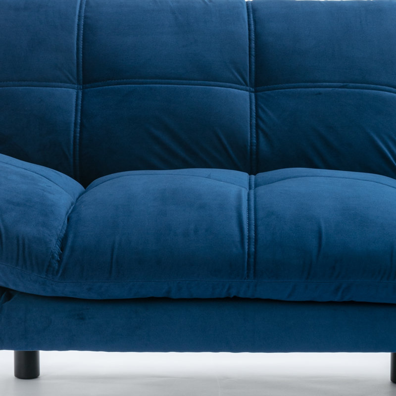 Canapé-lit pliant convertible bleu marine