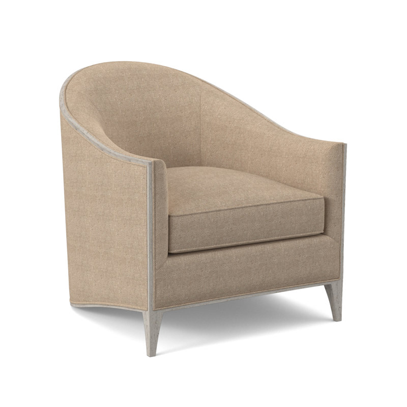 Atelier Barrel Chair, Bisque, Edworth Ocean Viscose