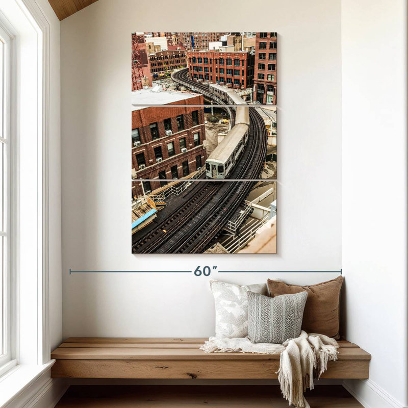 Train de Chicago, H 50 po x l 32 po