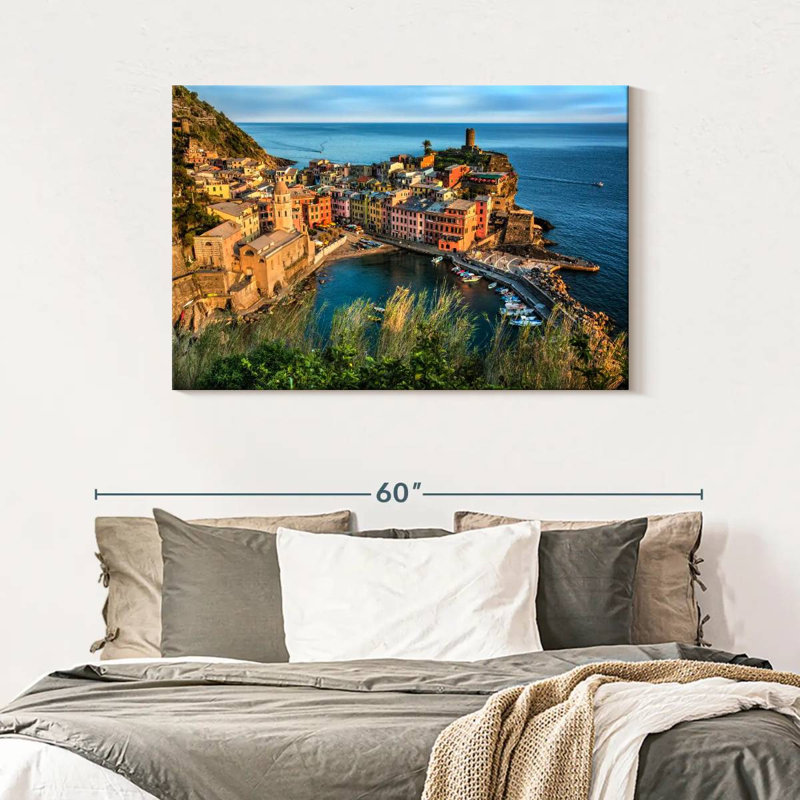 Gillard Vernazza dans les Cinque Terre, H 30 po x l 45 po
