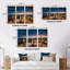 Night Night Amazing View - Photographie de 3 pièces sur toile-806707931-806707748