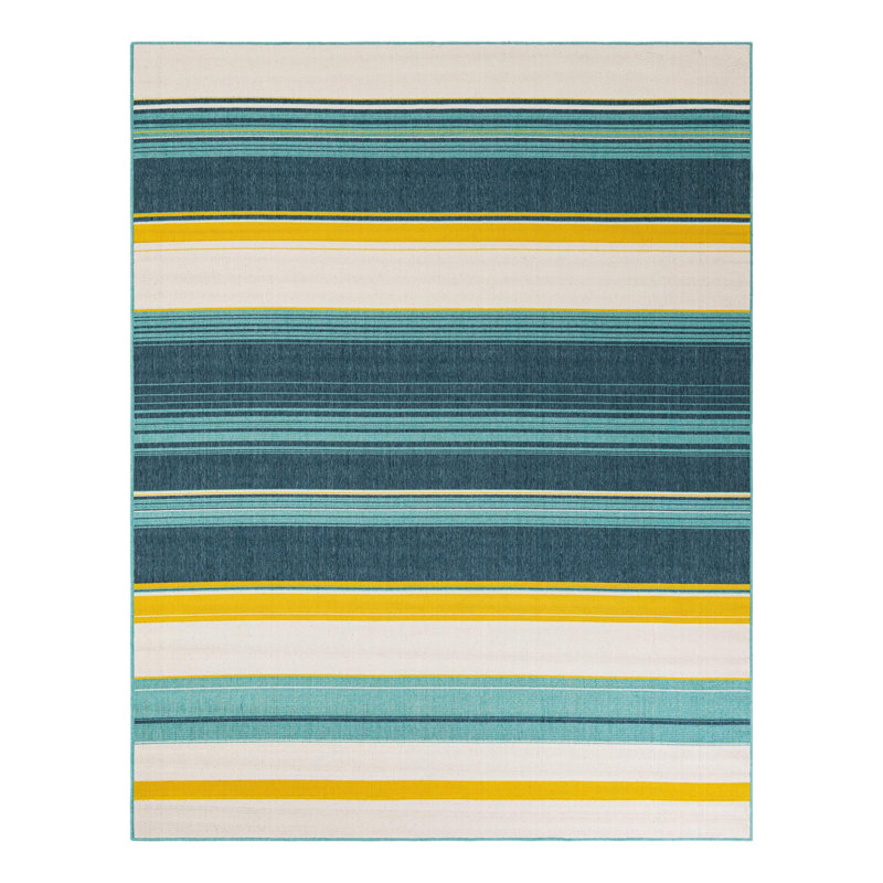 Gourlie Indoor/Outdoor Area Rug, Rectangle 7'10" x 10'