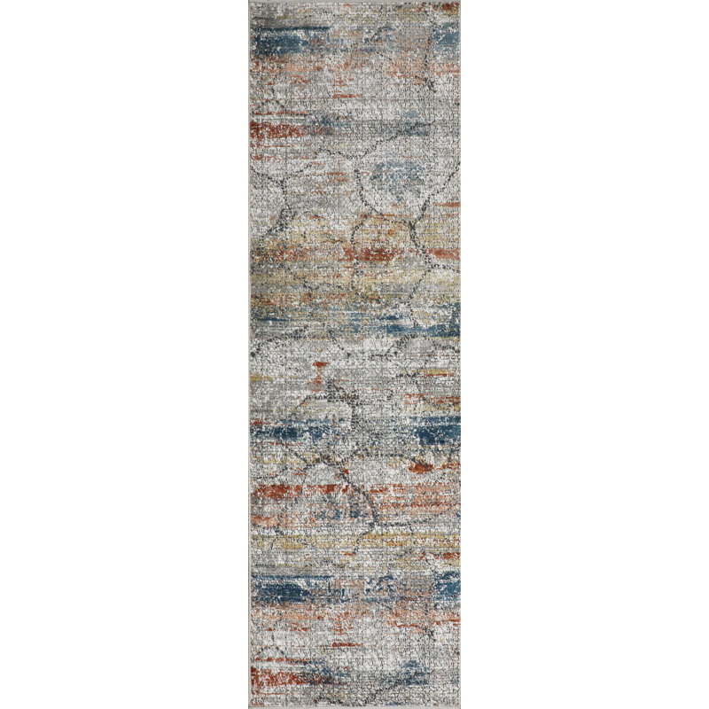 Abstract Area Rug, Runner 66 x 230cm