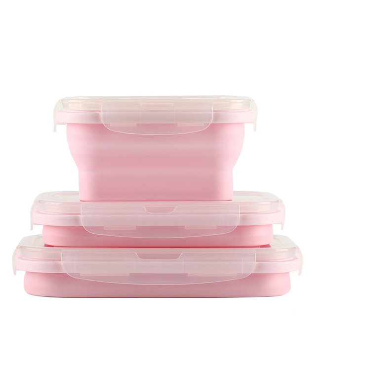 Brenyn 15 Container Food Storage Set Prep & Savour Color: Clear/Pink