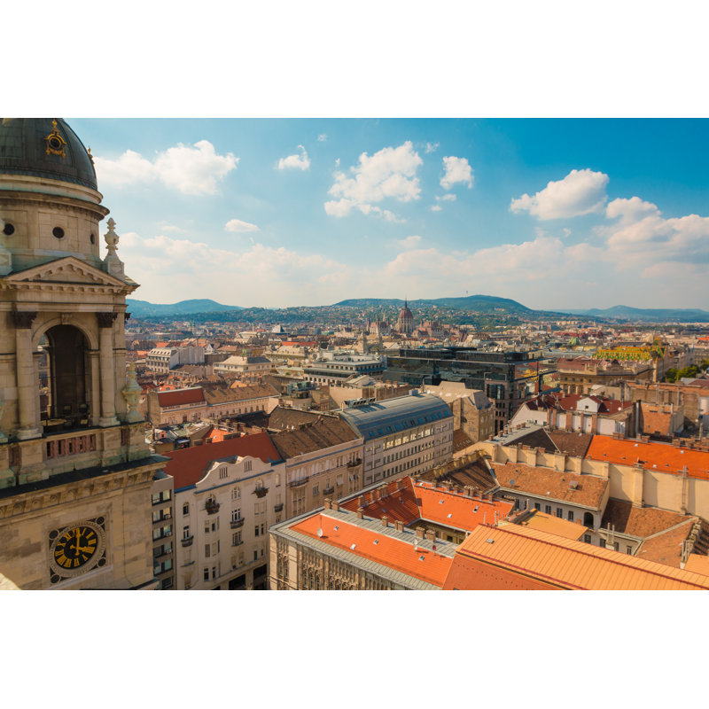 Budapest In Hugary by PocholoCalapre - Wrapped Canvas Print, 30cm H x 46cm W