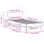 Bed Frame with Headboard Solid Pine Wood-1070559636-1070559627
