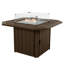 Table de foyer d'extérieur en polyrésine au propane avec couvercle Strella H 24 po x l 40 po-887247059