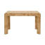 Bureau de coiffeuse en érable érable avec console de tiroir cachée pour le bureau à domicile ou le rangement de maquillage-129910593-121676800