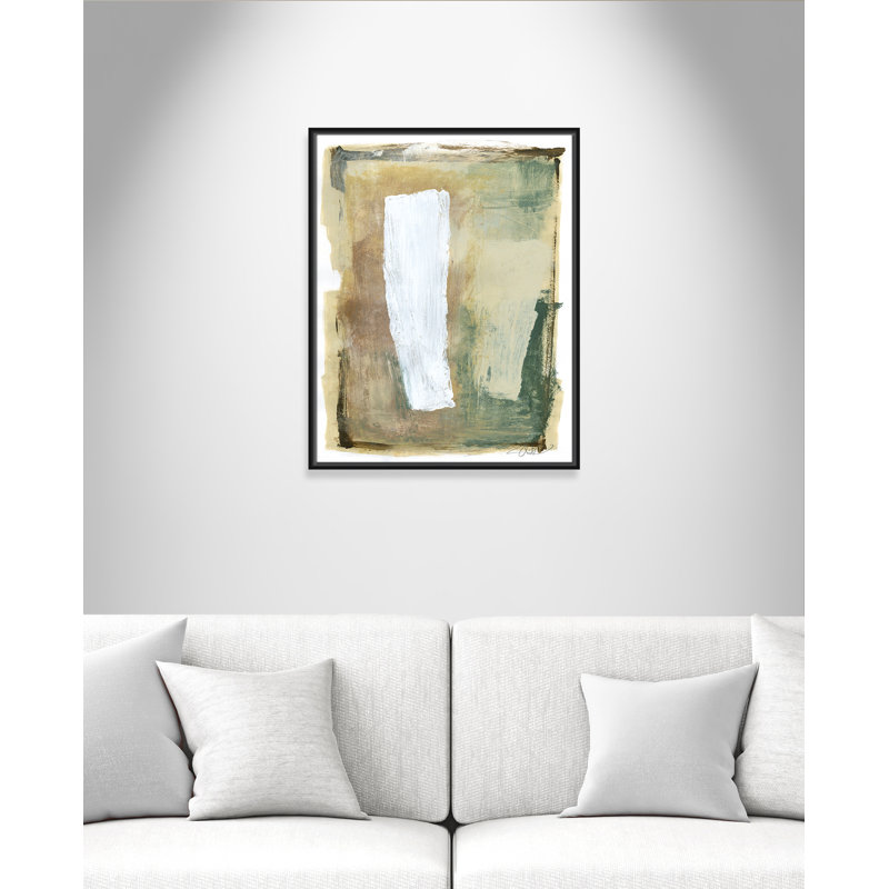 Arizona Sandstone 2 - Toile à cadre flottant, Toile avec cadre noir, H 29,5 po x l 23,5 po x P 2 po