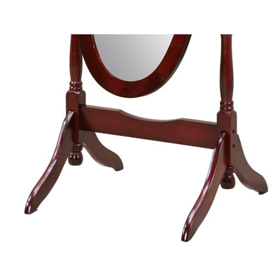 Modern Traditional Queen Anna Style Floor Cheval Mirror