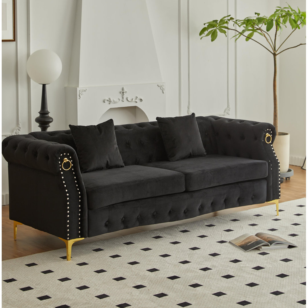 Frotten 83.5'' Upholstered Sofa House of Hampton® Upholstery