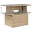 Ensemble de canapé de jardin Vidaxl beige, blanc crème