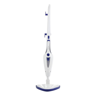 12‑in‑1 1500W Detachable Steam Mop, 15‑Second Fast Heat‑Up Handheld Steam Cleaner with 2 Dirt‑Grip Pads, Chemical‑Free Sanitizing for Hardwood, Tile, Windows & Upholstery