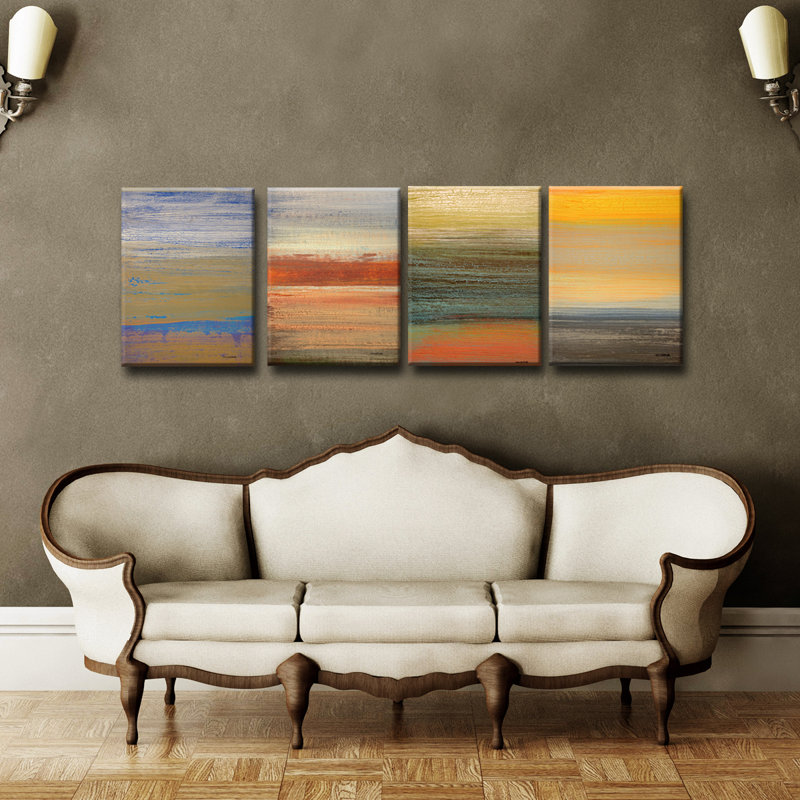 «Destiny I-IV» par Norman Wyatt Jr., reproduction d'art sur toile tendue 4 pièces