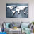 Stone World Map Canvas Print-312109884