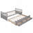 Ajavian Three Drawers Wooden Daybed with Trundle-1561704861-1577153691