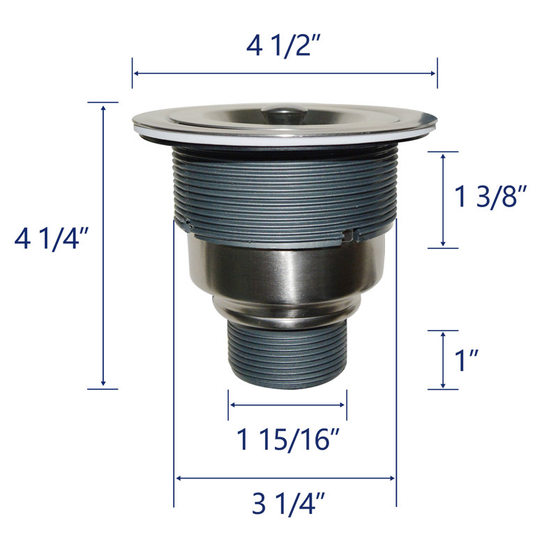 Basket Strainer Kitchen Sink Drain