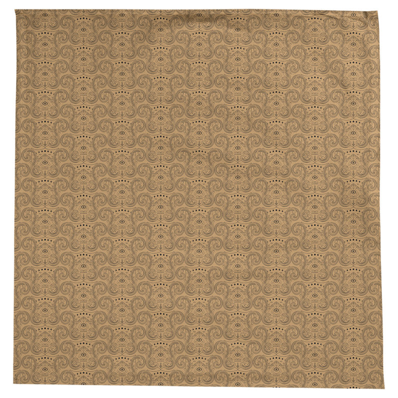 Leffel Geometric Tablecloth, Orange