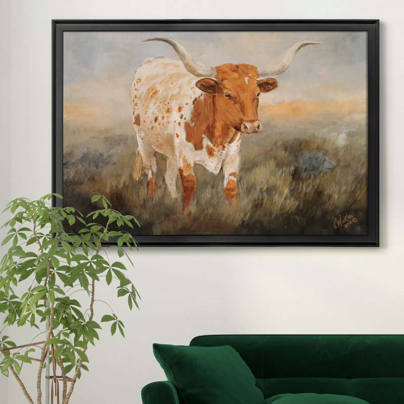 As As Goes par Ipremium - Reproduction d'art sur toile encadrée, Noir, H 22,5 po x l 30,5 po x P 1,5 po