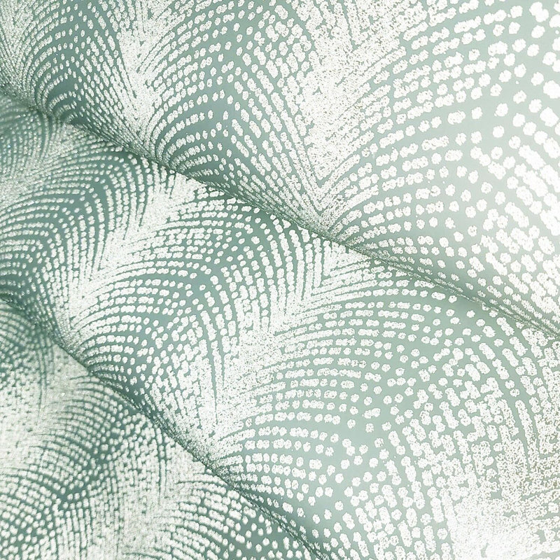 Papier peint texturé pastel sarcelle Jeffel