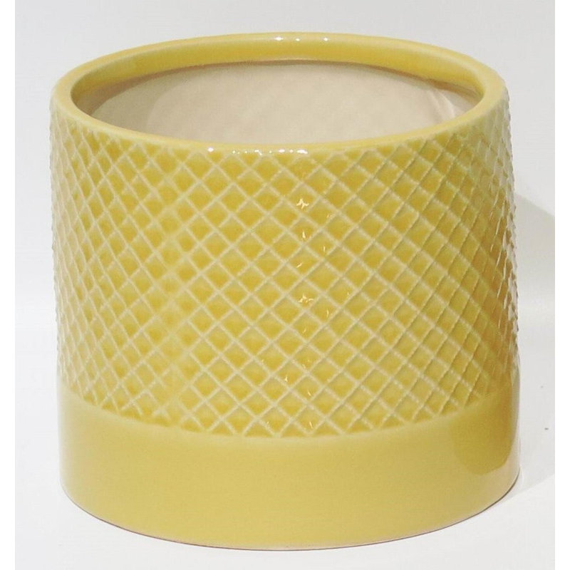 Pot à fleurs 6 ", Jaune