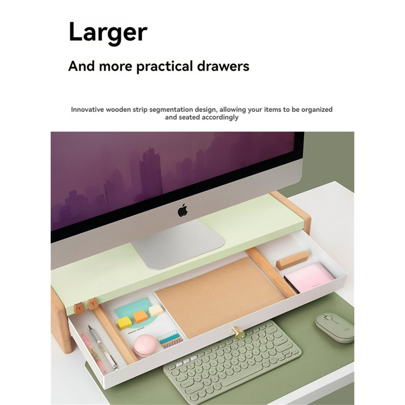 Manufactured Wood Monitor Stand