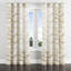 Rideaux modernes pour chambre à coucher - Rideau à œillets rayé beige à vagues - 1 panneau-1820145994-1820145996
