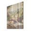 «Vineyard Romantic Charm Landscape I - Vineyard», art mural sur bois de pin naturel-459613946