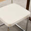 Chaise d'appoint rembourrée avec dossier en rotin et structure en acier Marlow Cantilever H 18,8 po-959553617-959553616