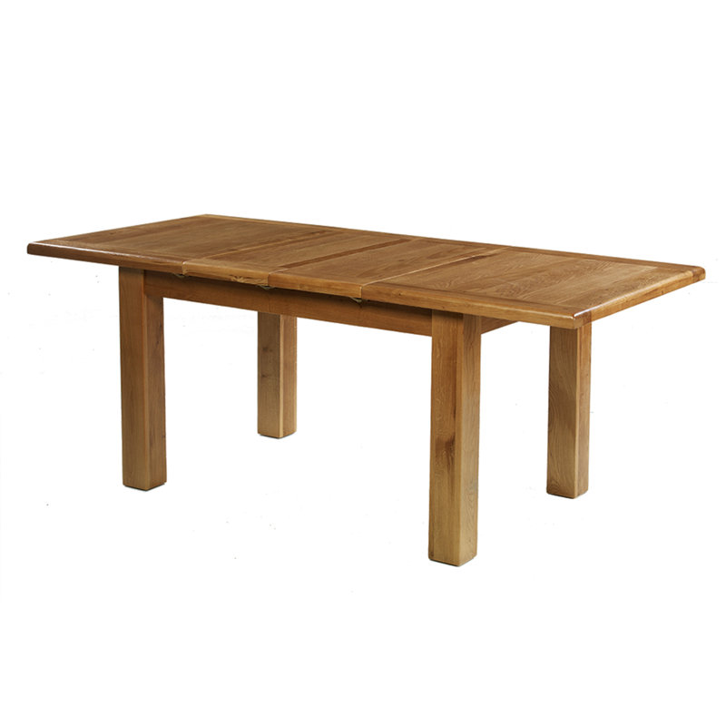 Extendable Dining Table, 77 cm H x 90 cm W x 132 cm - 198 cm L