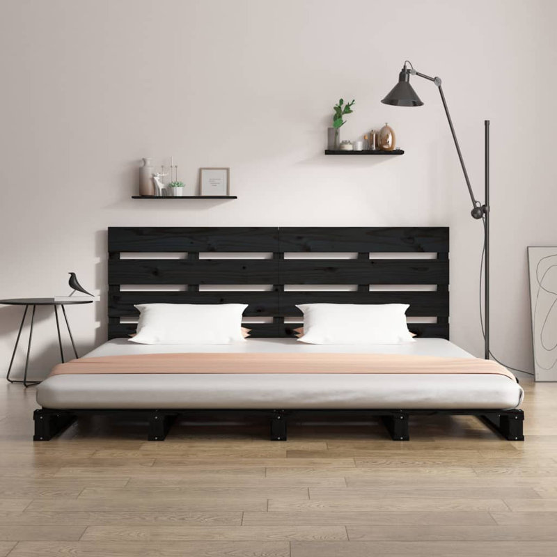 Bed Frame Solid Wood, natural, Double (4'6)