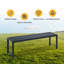 Banc d'extérieur en métal Allanah-856115835