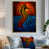 Gold Floater Framed Canvas