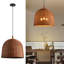 Luminaire suspendu en rotin 3 lumières Caseyn