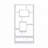 Fantastic Geometric Cubed Rectangular bookcase, White-33651348-107384064