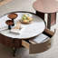 2 tables gigognes abstraites avec rangement Abstract